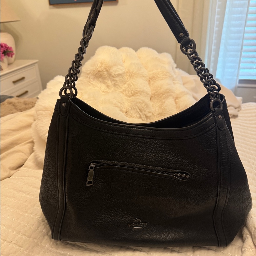 Coach Black Leather Bag